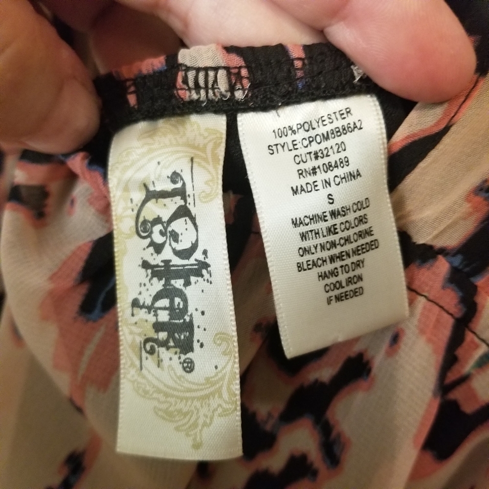 Looper Multi Color & Print Asymmetrical Maxi Dres… - image 3